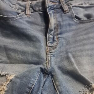 American Eagle Outfitters Light Blue Distressed Jeans